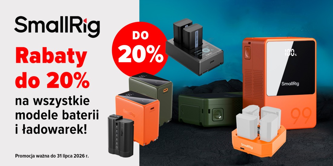 SmallRig: rabaty do 20% na wszystkie modele baterii i ładowarek