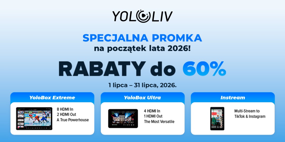 YOLOLIV do 60% taniej