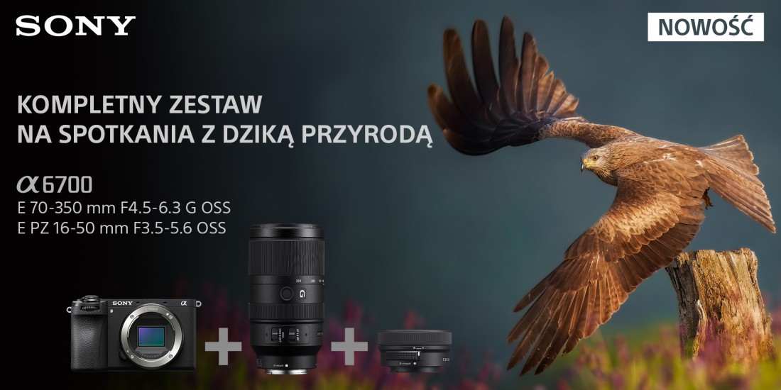 Nowy zestaw Sony do fotografii dzikiej przyrody