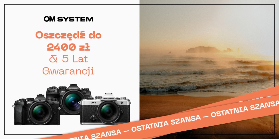 Letni cashback OM System 2026 + 5 lat gwarancji
