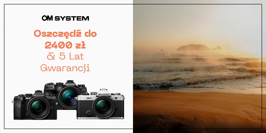 Letni cashback OM System 2026 + 5 lat gwarancji