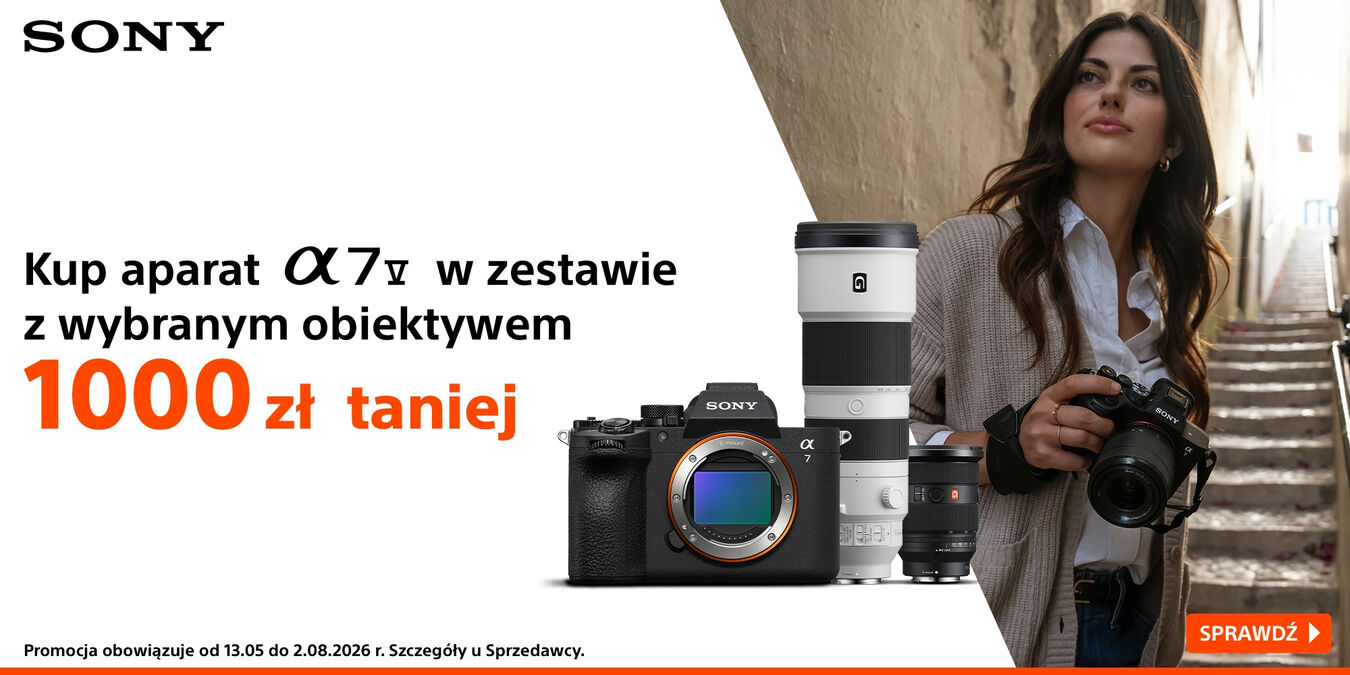 Sony A7V z obiektywem 1000 zł taniej