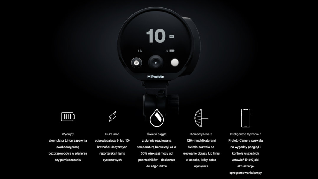 Lampa Profoto B10X PLUS (500Ws)
