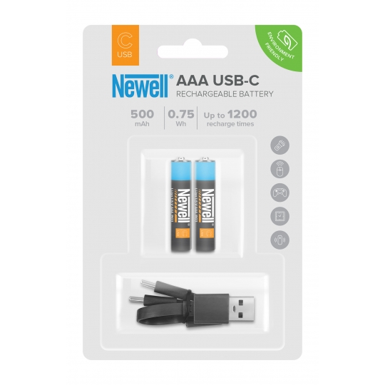 Akumulator Newell AAA USB-C 500mAh/2 szt. blister