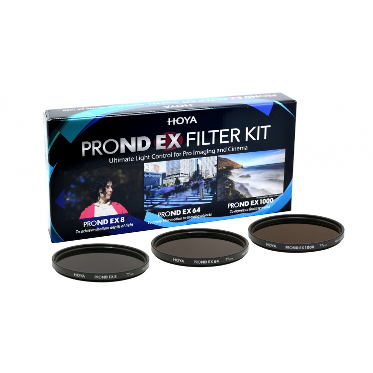 Filtr szary Hoya zestaw PROND EX ND1000/ND64/ND8 - Promocja