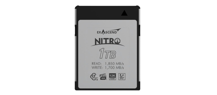 Karta pamięci Exascend CFexpress 1TB Type B Nitro (1850MB/s)