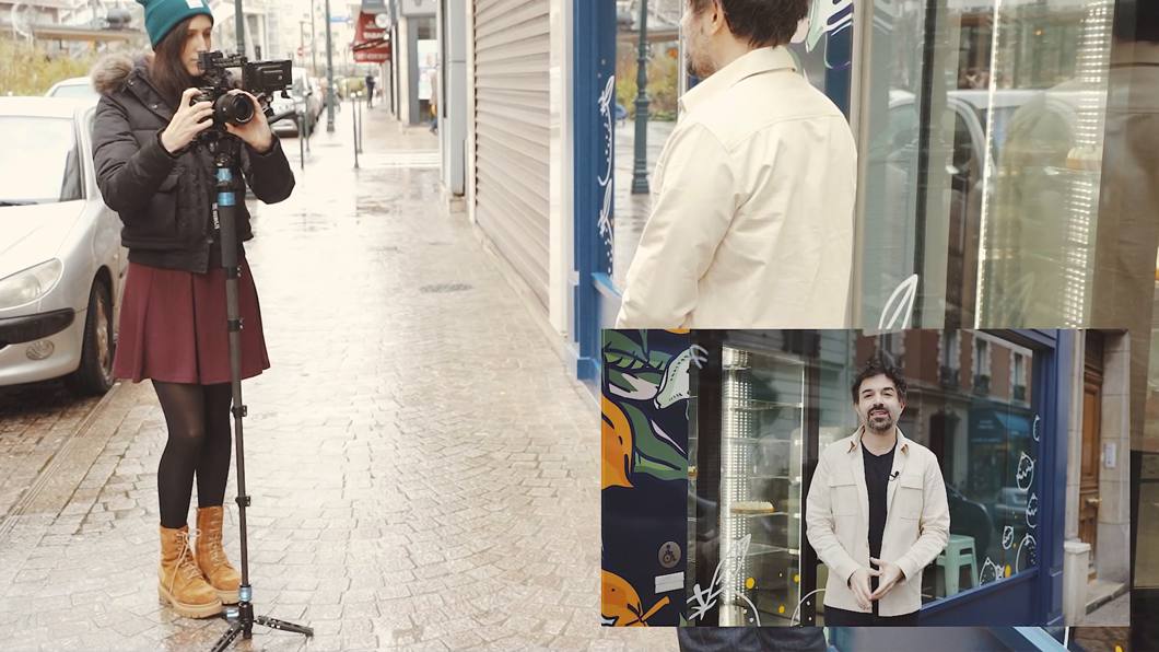 Monopod Sirui foto/wideo P-325FS karbon