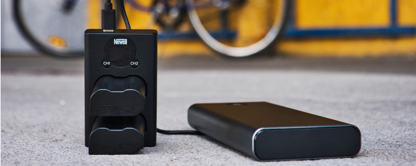 Ładowarka Newell podwójna DL-USB-C do akumulatorów Panasonic DMW-BLK22
