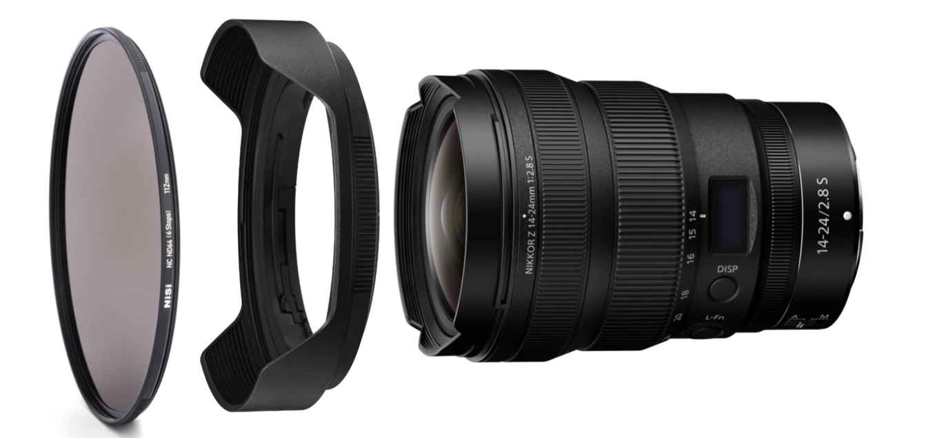 Filtr szary Nisi NC ND64 (1.8) 112mm /Nikkor Z 14-24mm f/2.8 S