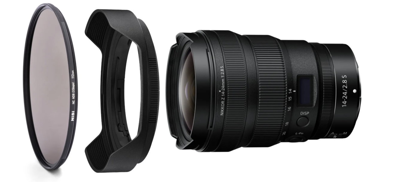Filtr szary Nisi NC ND8 (0.9) 112mm /Nikkor Z 14-24mm f/2.8 S