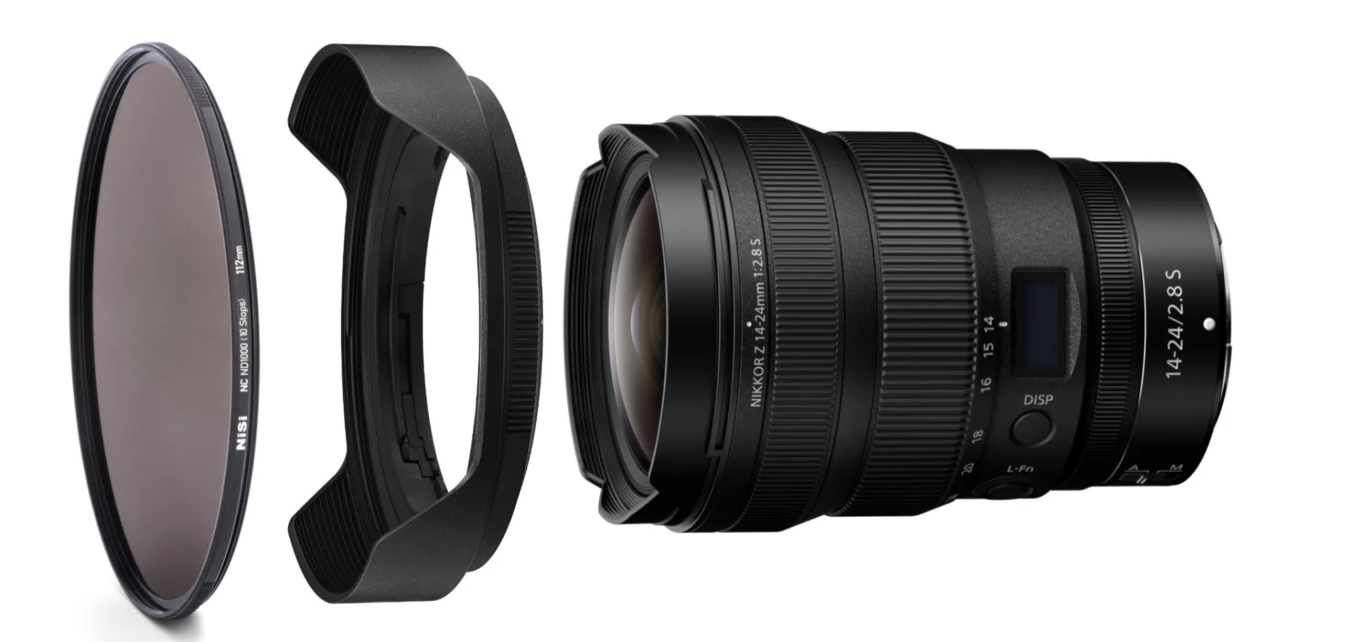 Filtr szary Nisi NC ND1000 (3.0) 112mm /Nikkor Z 14-24mm f/2.8 S
