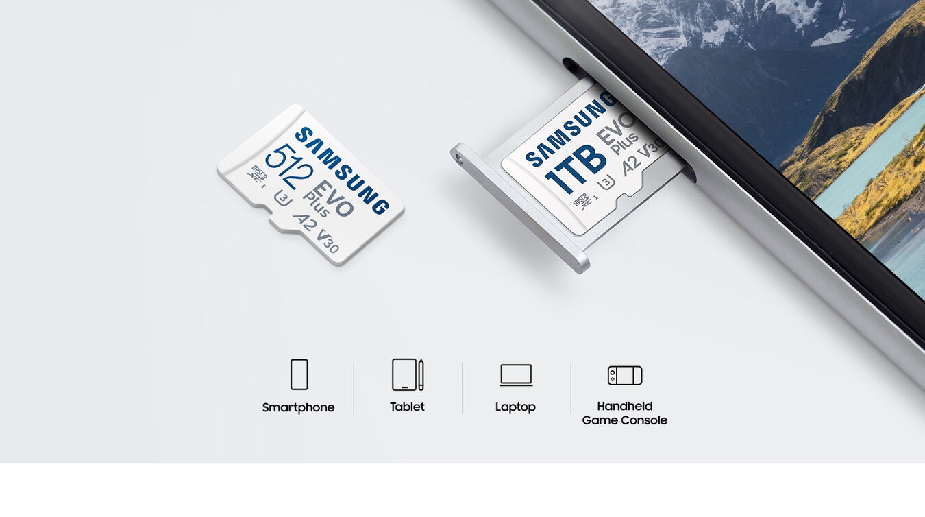 Karta pamięci Samsung microSDXC EVO Plus (160MB/s)