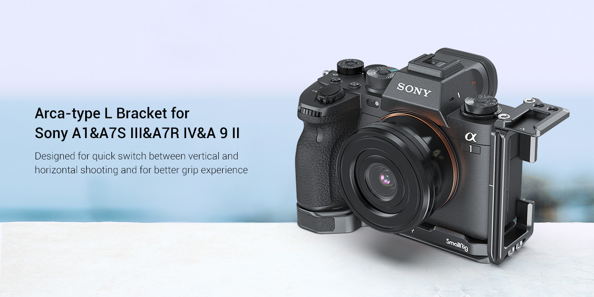 SmallRig 3207 Arca-type L Bracket do Sony A1/A7S III/A7R IV/A9 II - ramię L-bracket