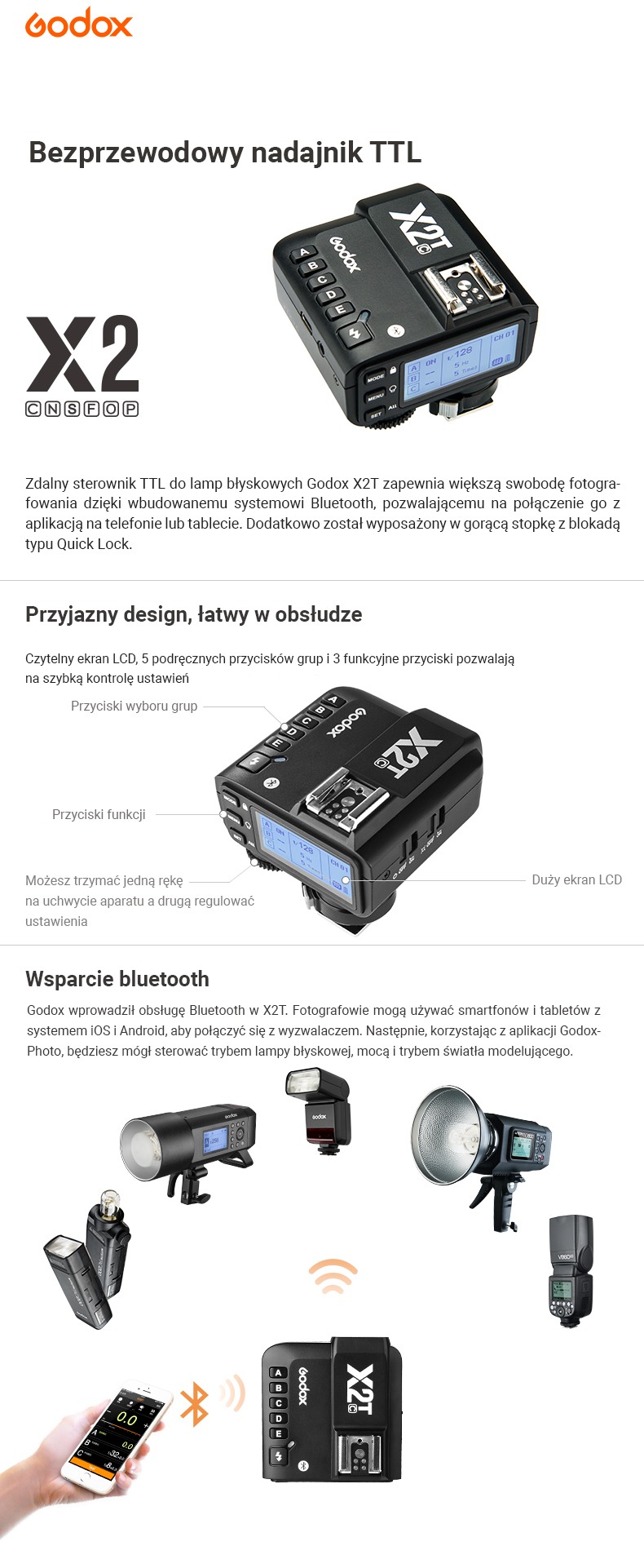 Nadajnik GODOX X2T (Fujifilm) - Używany