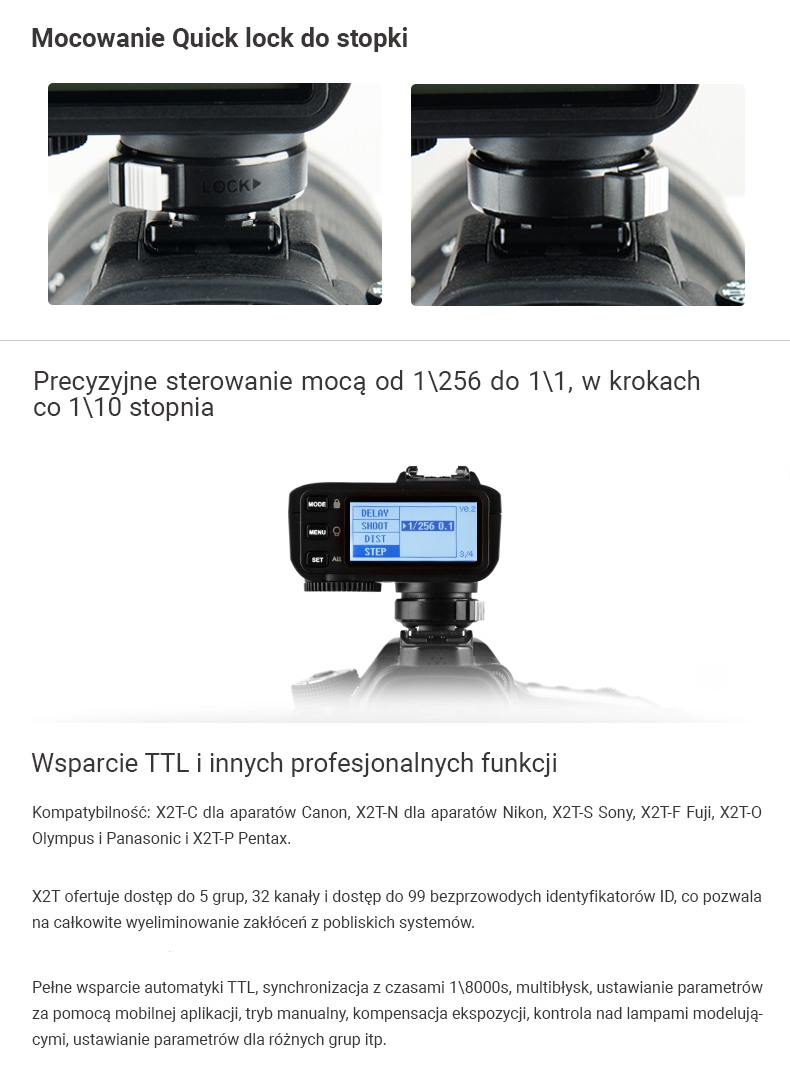 Nadajnik GODOX X2T (Fujifilm) - Używany