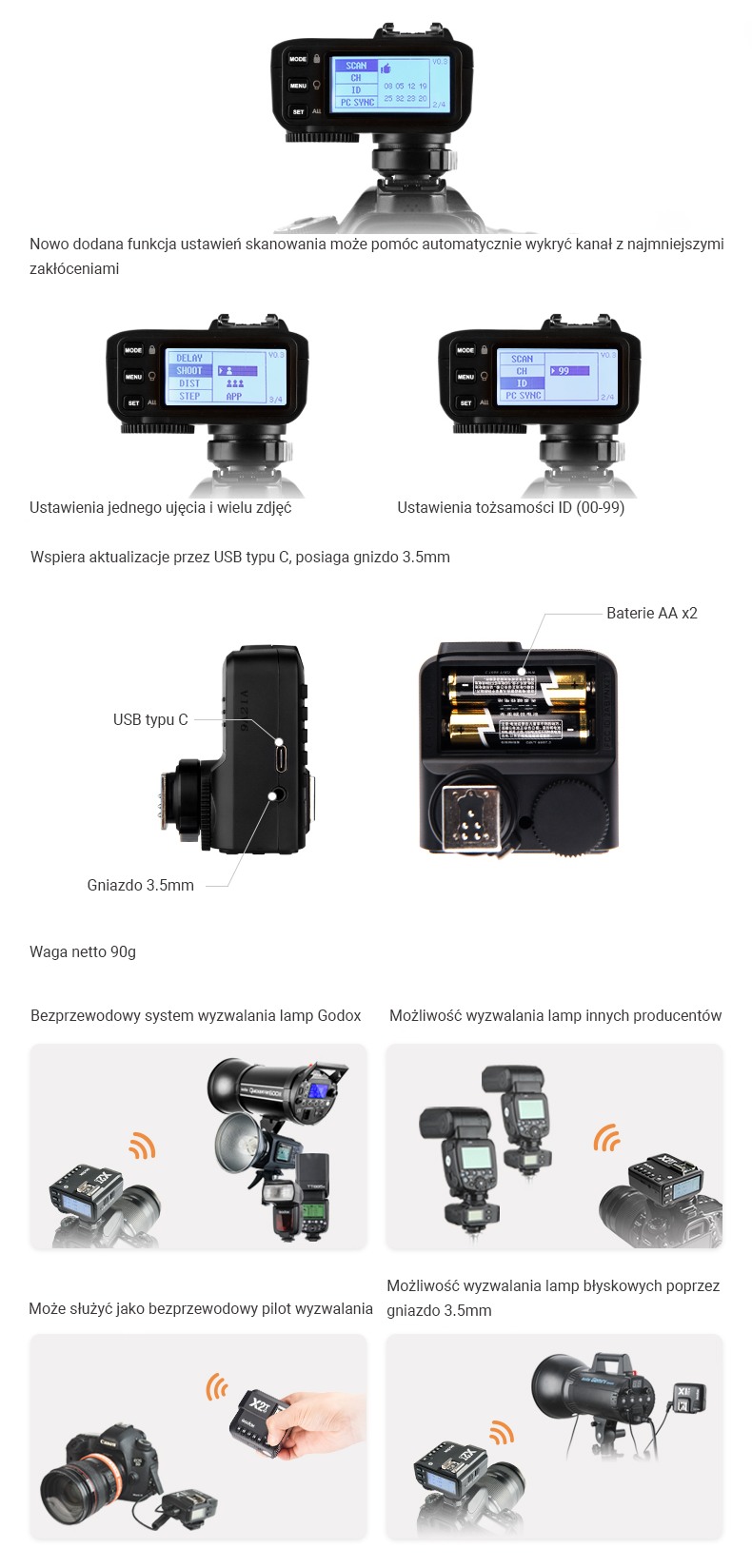 Nadajnik GODOX X2T (Fujifilm) - Używany