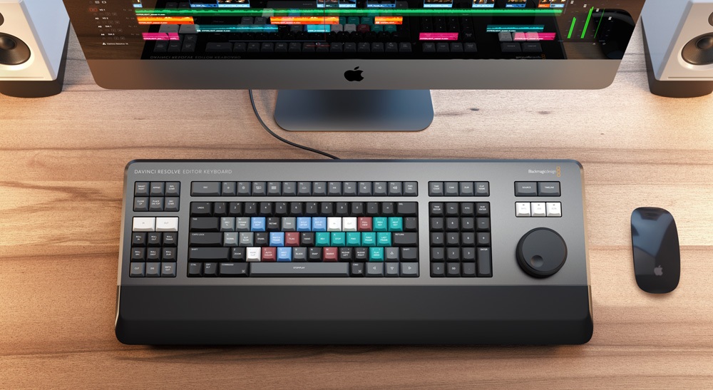 Blackmagic DaVinci Resolve Editor Keyboard - bez programu DaVinci Resolve Studio
