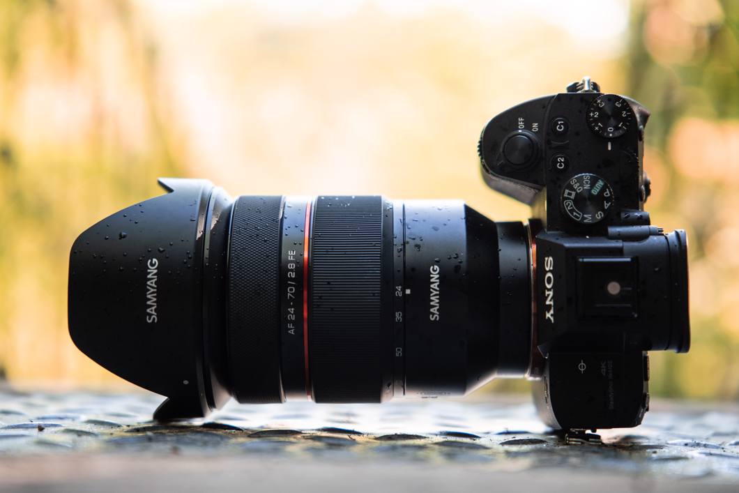 Obiektyw Samyang AF 24-70mm f/2,8 FE (Sony E) + Follow Focus Samyang Cine Kit do E-Mount