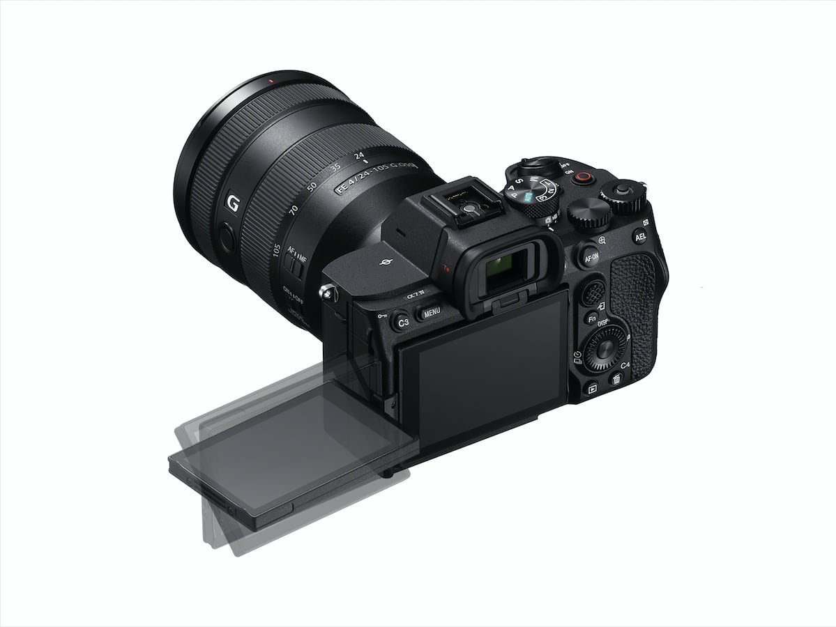uchylany ekran LCD w sony a7iv