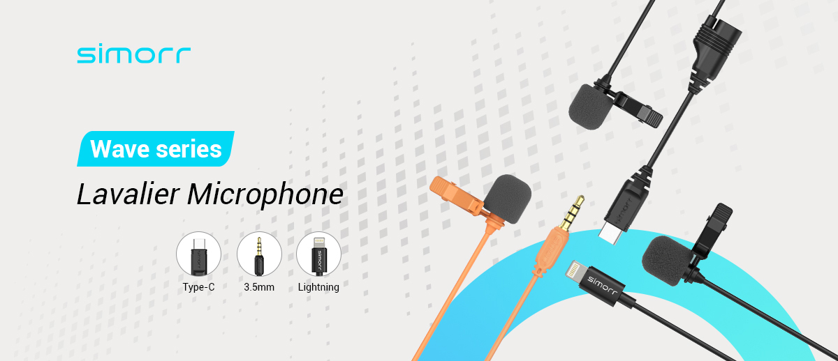 SmallRig 3385 simorr Wave L2 mikrofon krawatowy na USB Type-C (czarny)