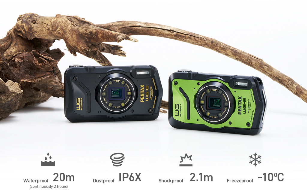 Aparat Pentax WG-8 (zielony)
