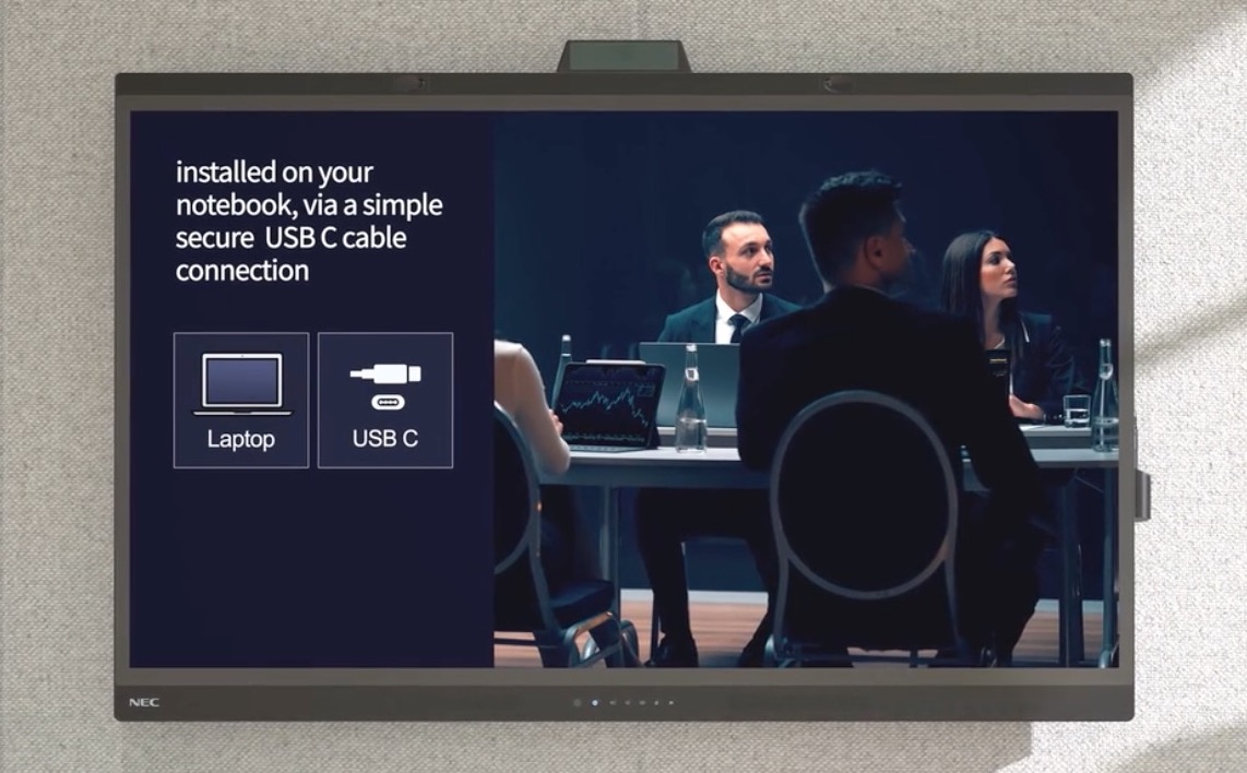 Interaktywny monitor NEC MultiSync WD551 (Windows Collaboration Display) PCAP (55") 400 nit [16/7]