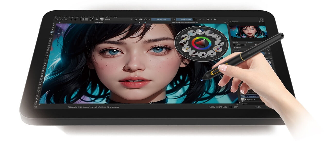 Tablet graficzny BOSTO BT-101C LCD 10,1'' (Niebieski)