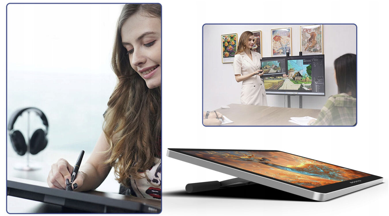 Tablet graficzny BOSTO BT-19UHDT(M) Aluminium LCD 18,5" (dotykowy)
