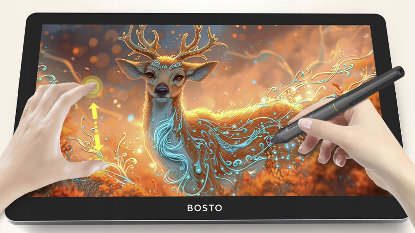 Tablet graficzny BOSTO BT-19UHDT(M) Aluminium LCD 18,5" (dotykowy)