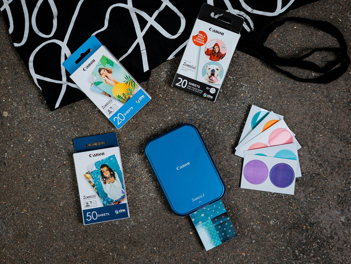 Drukarka Canon Zoemini 2 (granatowa) + Dobierz PAPIER 40% TANIEJ w zestawie!