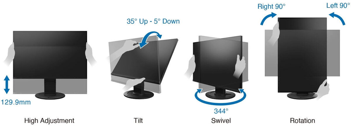 Monitor EIZO FlexScan EV2410R-BK (7 lat gwarancji) [Autoryzowany Partner Premium]
