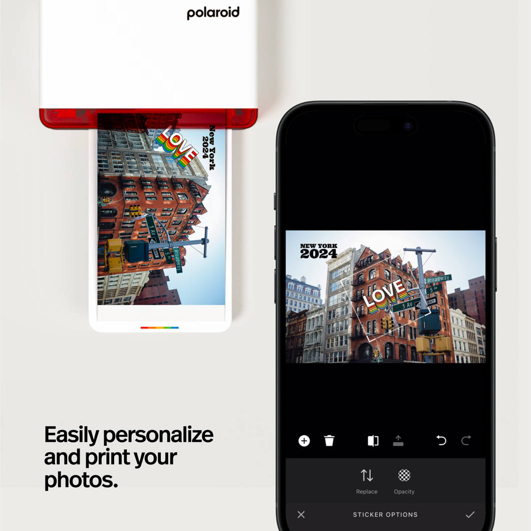Drukarka Polaroid Hi-Print 4x6 White