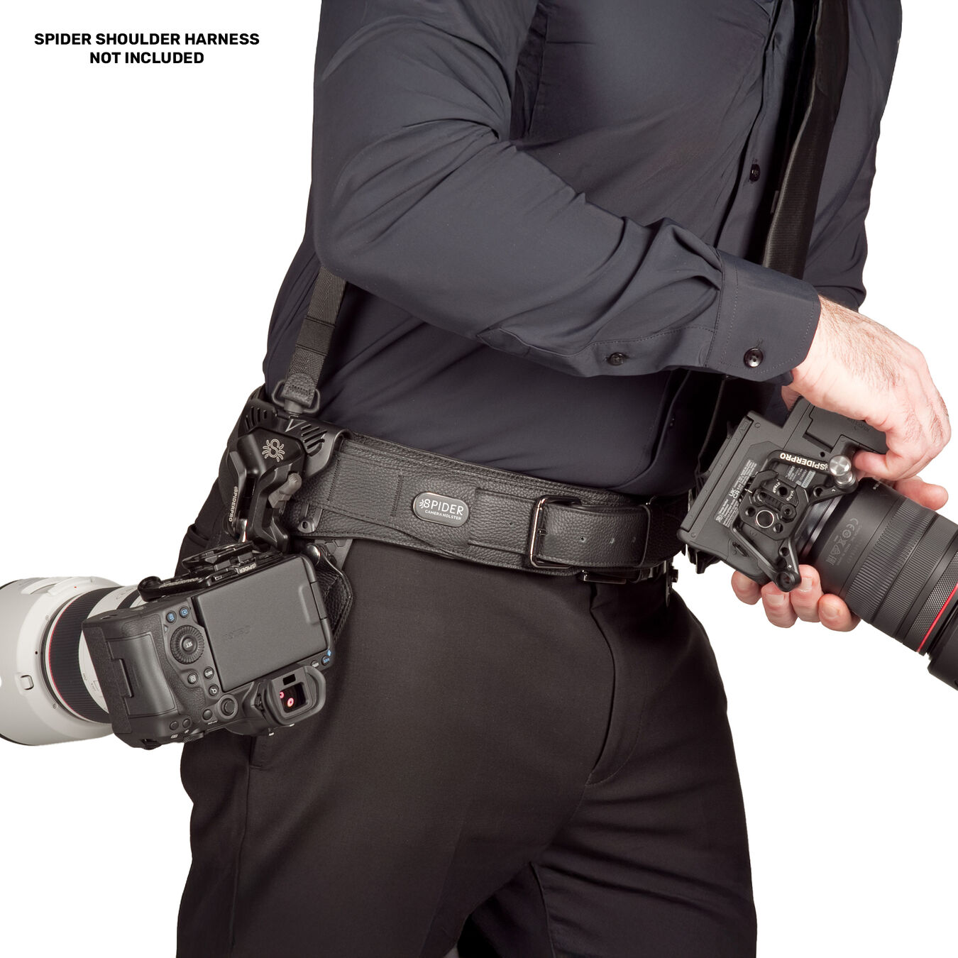 Pas biodrowy SPIDER CAMERA HOLSTER SpiderPro Dual Camera System v3 (BLACK)