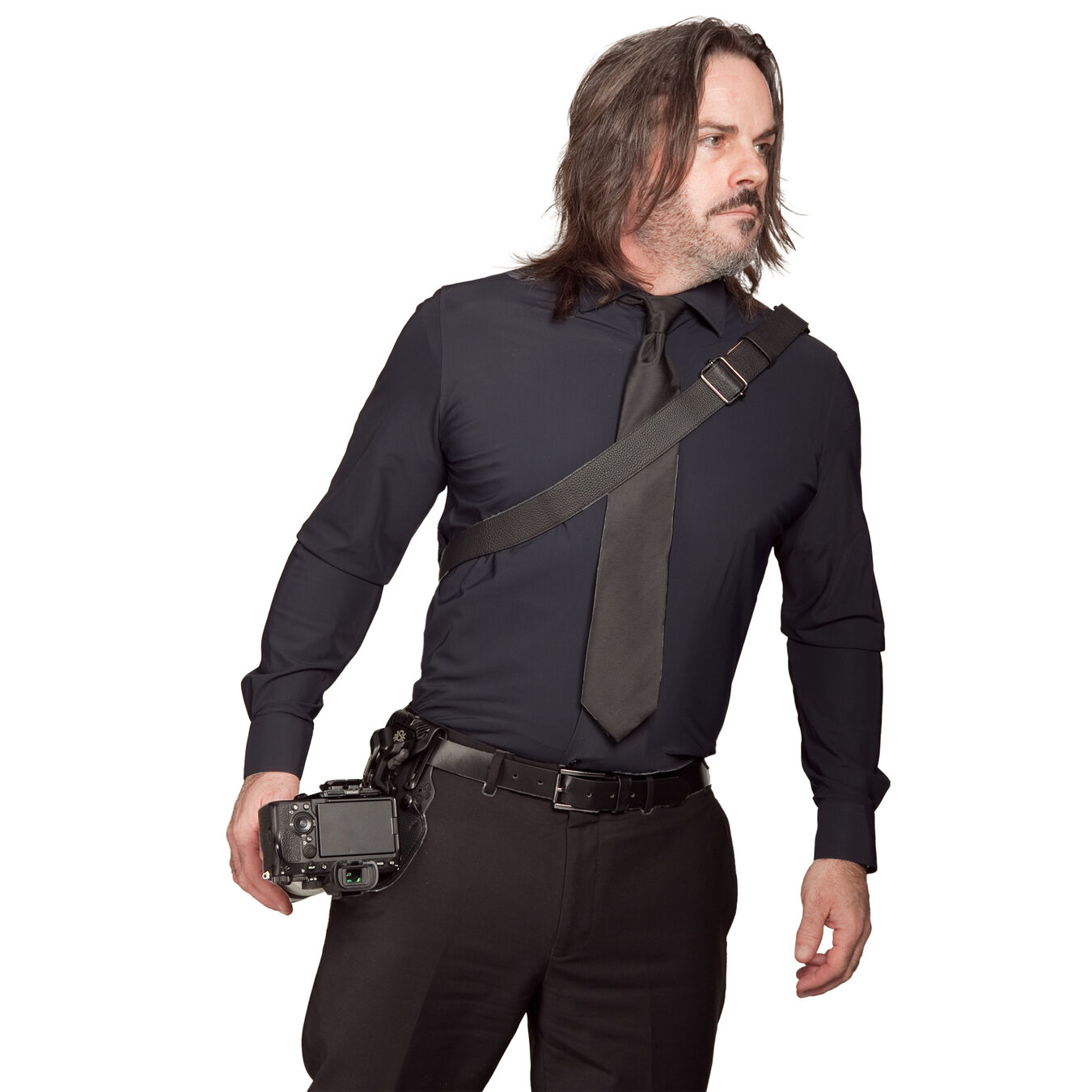 Kabura do paska (komplet) SPIDER CAMERA HOLSTER SpiderPro Holster Set v3 (BLACK)