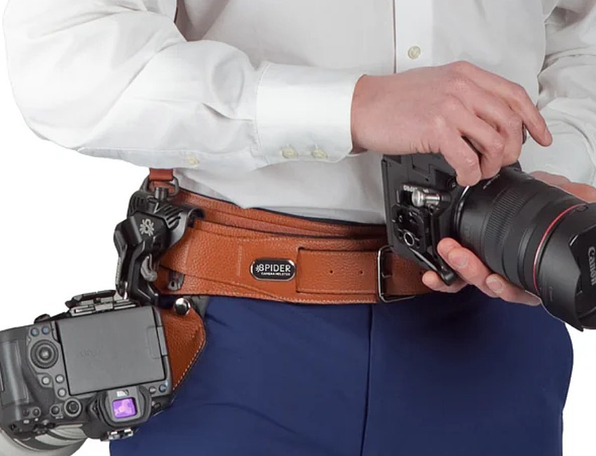 Pas biodrowy SPIDER CAMERA HOLSTER SpiderPro Single Camera System v3 (BROWN)