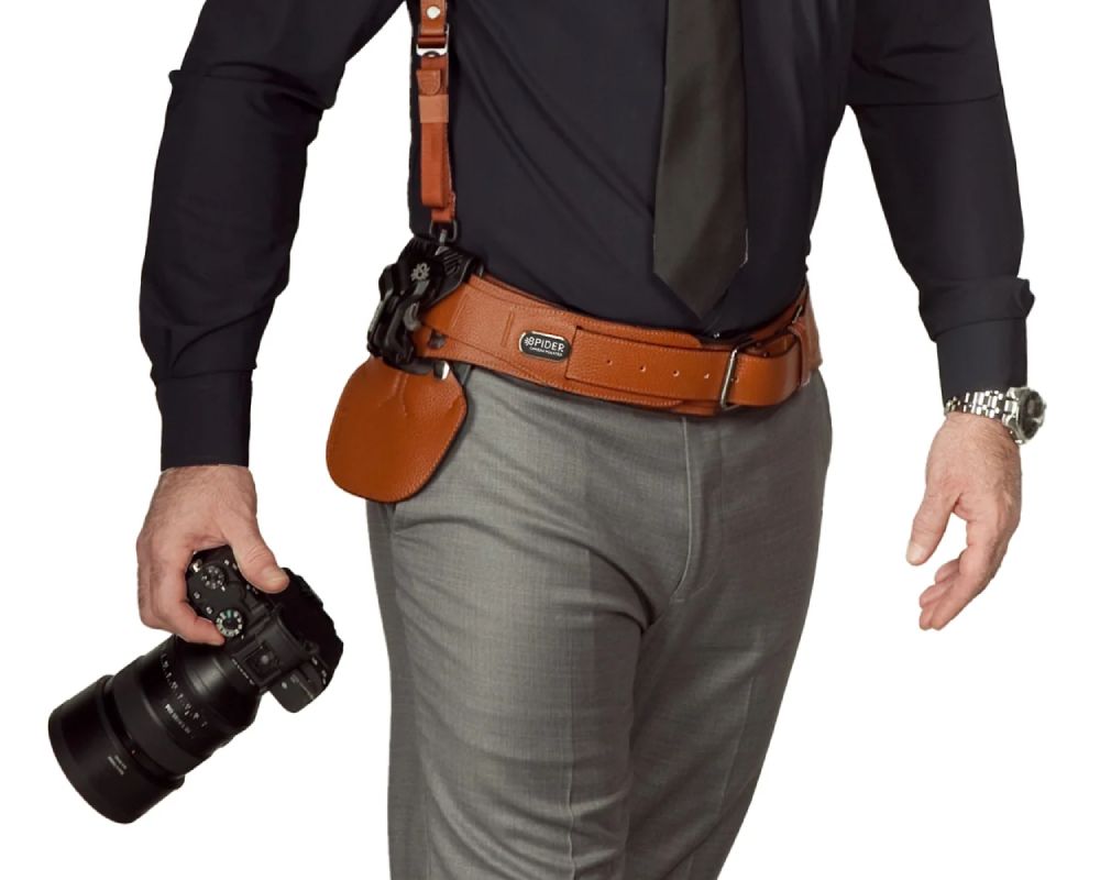Pas biodrowy SPIDER CAMERA HOLSTER SpiderPro Single Camera System v3 (BROWN)