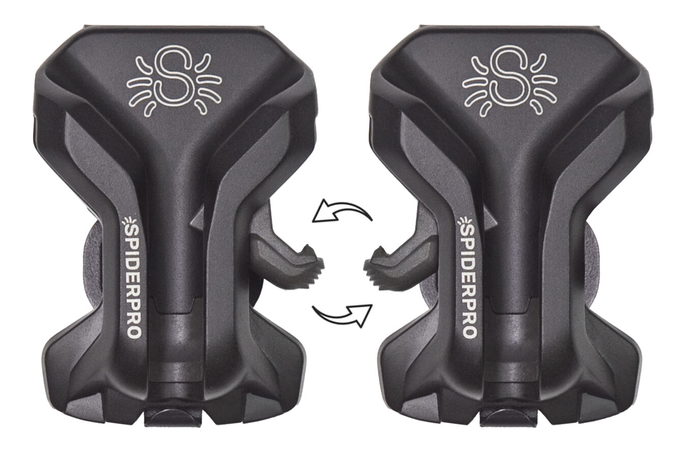 Kabura do paska SPIDER CAMERA HOLSTER SpiderPro Holster v3 + Suspension Clip (BLACK)