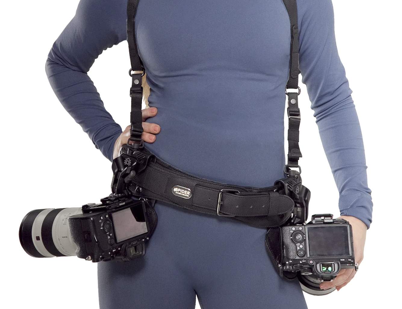 Pas biodrowy SPIDER CAMERA HOLSTER SpiderPro Dual Camera System v3 (BLACK)