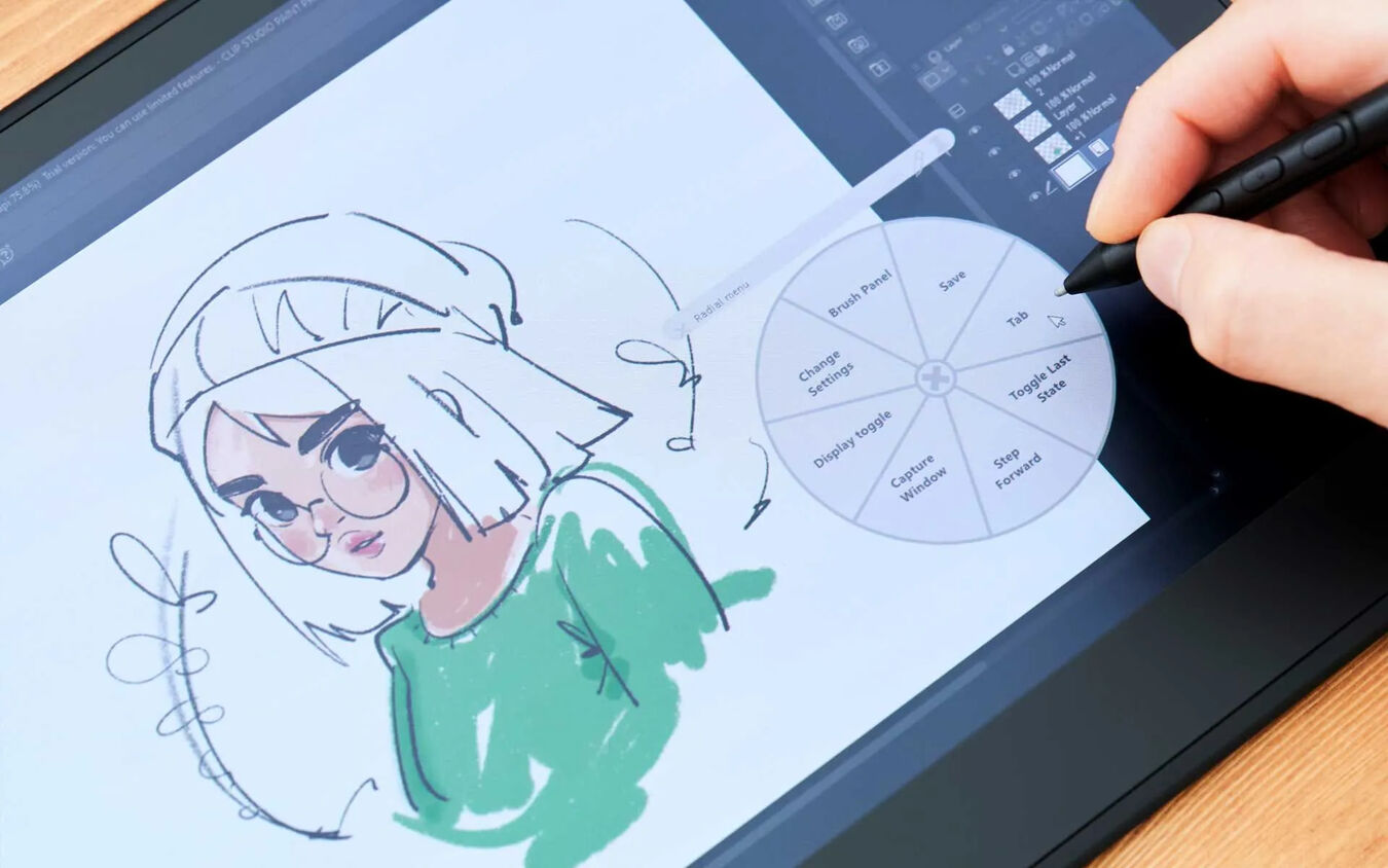 Tablet graficzny Wacom Movink 13 (DTH135) [OLED/dotyk]