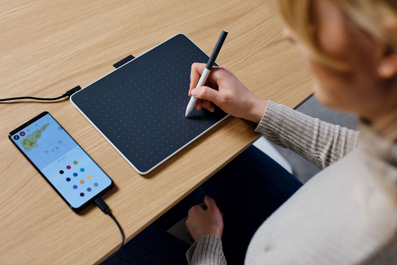 Tablet graficzny Wacom One Pen S (Bluetooth) CTC4110WL