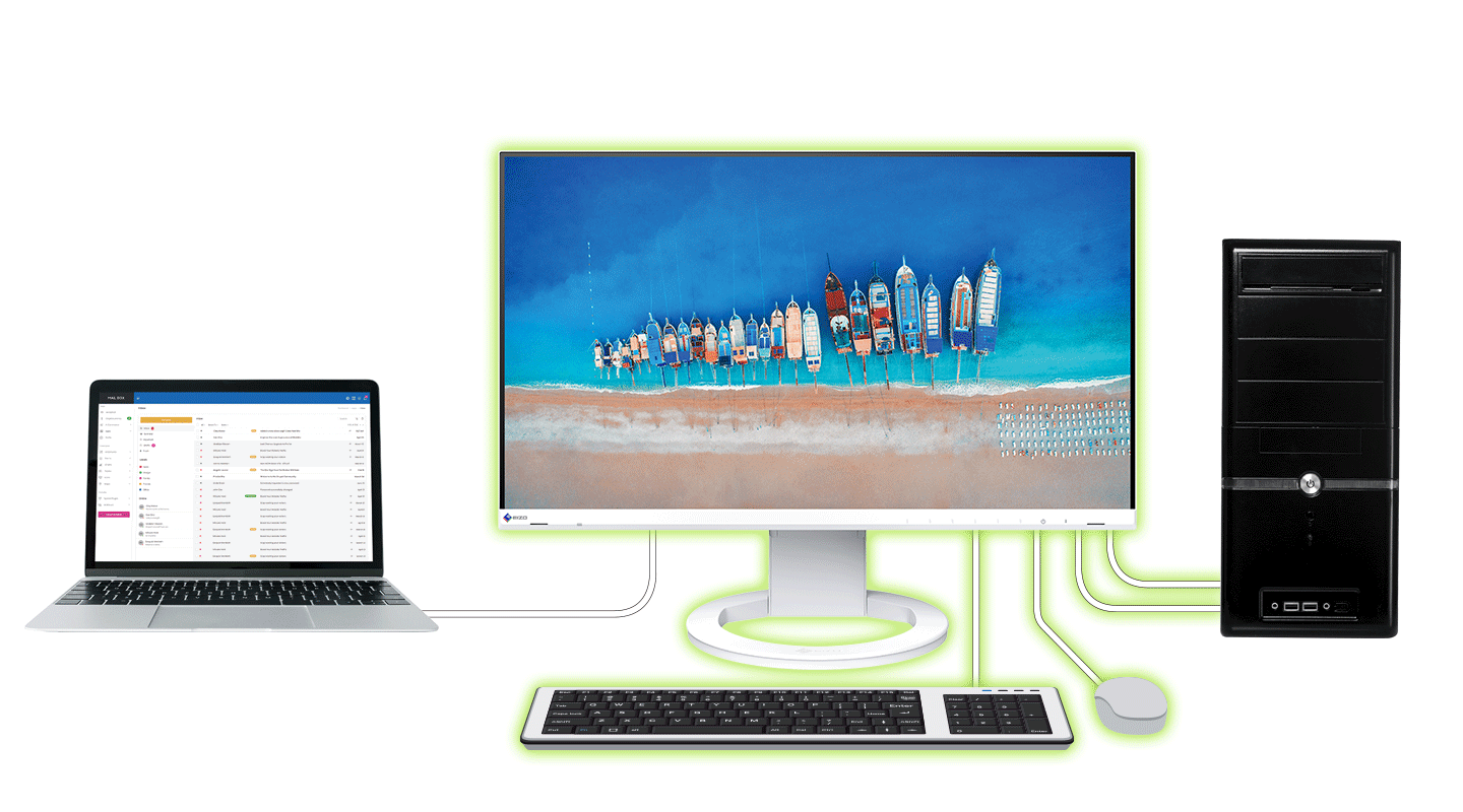 Monitor EIZO FlexScan EV2490-BK [Autoryzowany Partner Premium]