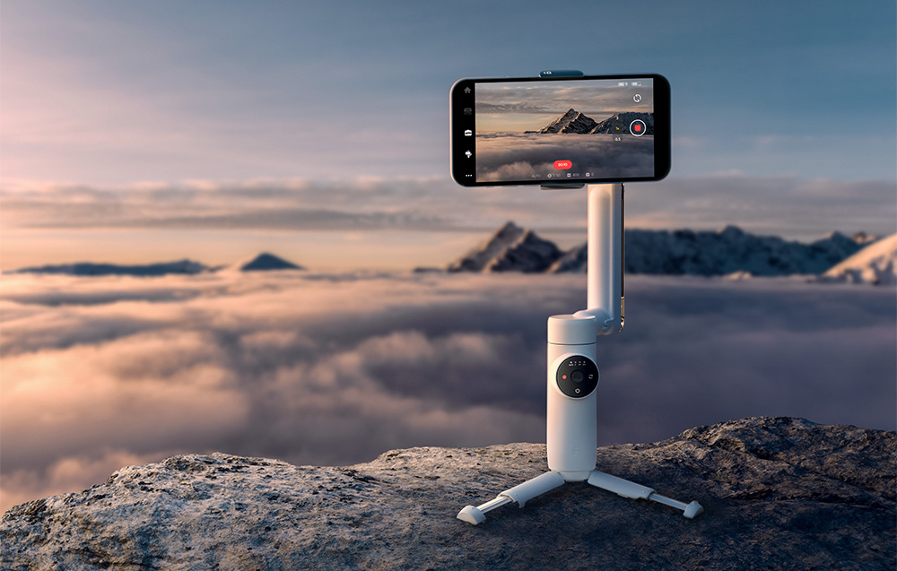 Gimbal Insta360 Flow Creator Kit z oświetleniem