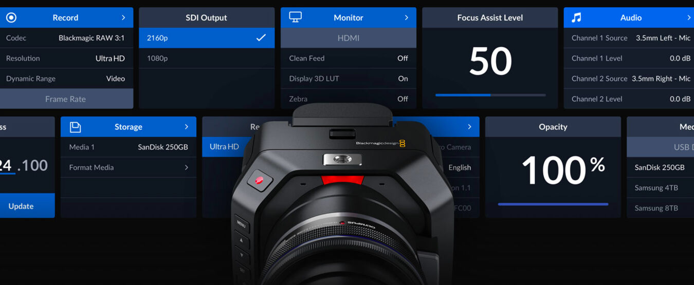 Kamera Blackmagic Design Micro Studio Camera 4K G2