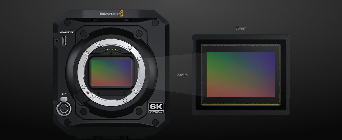 Kamera Blackmagic Design Pyxis 6K - Canon EF