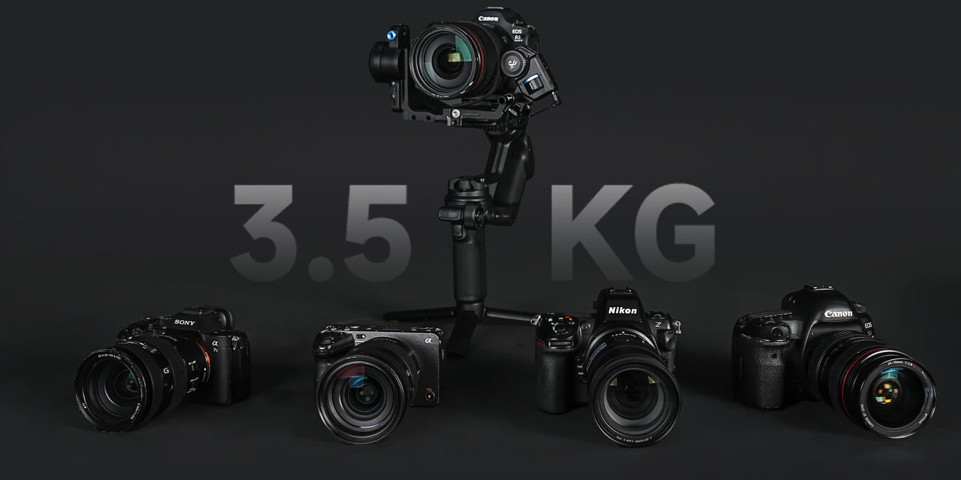 Gimbal FeiyuTech Scorp 3 Kit - udźwig do 3,5kg