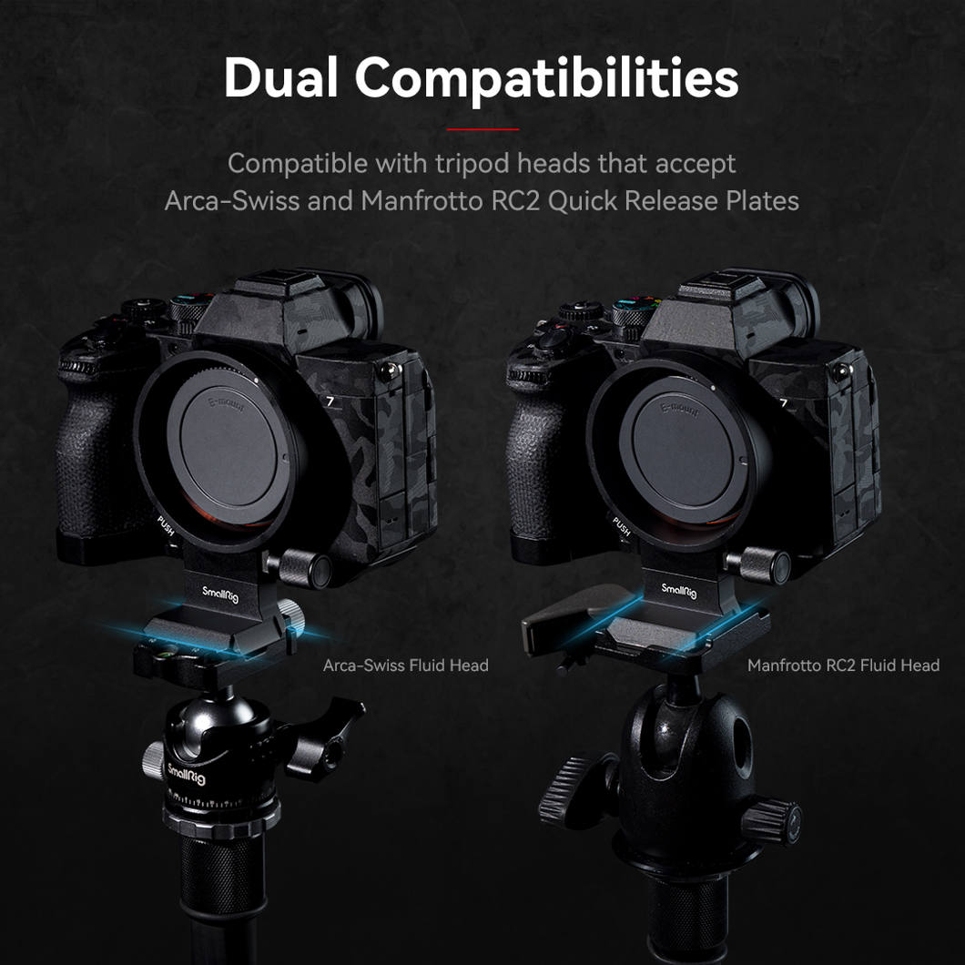 SmallRig 4148 Rotatable Horizontal-to-Vertical Mount Plate Kit do Sony A7 IV, A7 RIV/V, A7 SIII