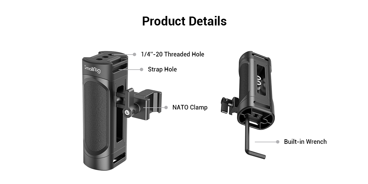SmallRig 3813 Mini Nato Side Handle - uchwyt boczny