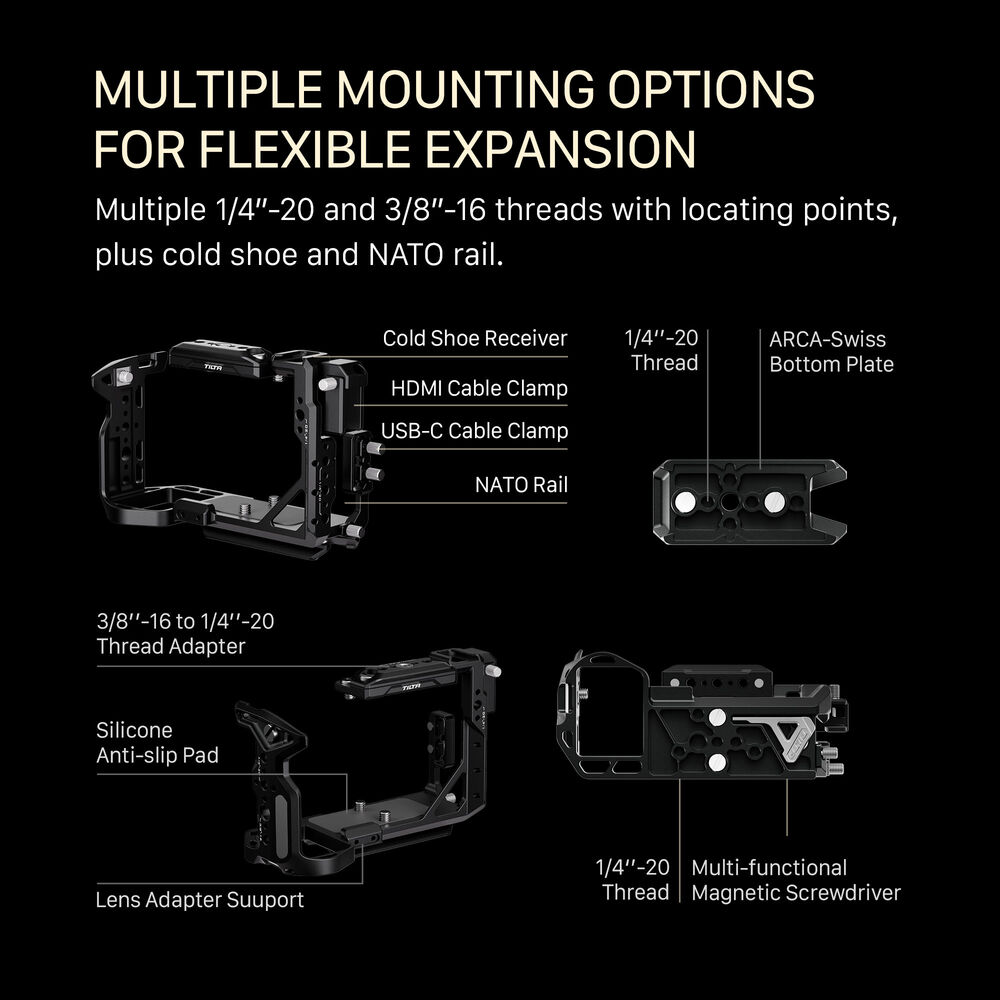 Klatka Tilta TA-T88-A-B do Sony FX2 Lite Kit - Czarny
