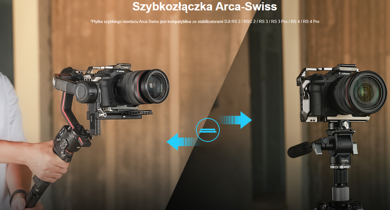 Klatka Smallrig 4975 Black Mamba Cage do Canon EOS R5 Mark II