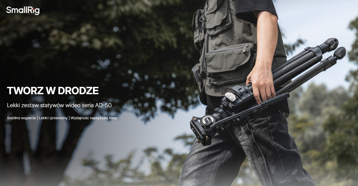 Statyw SmallRig 4420 Lightweight Video Tripod AD-50 Pro